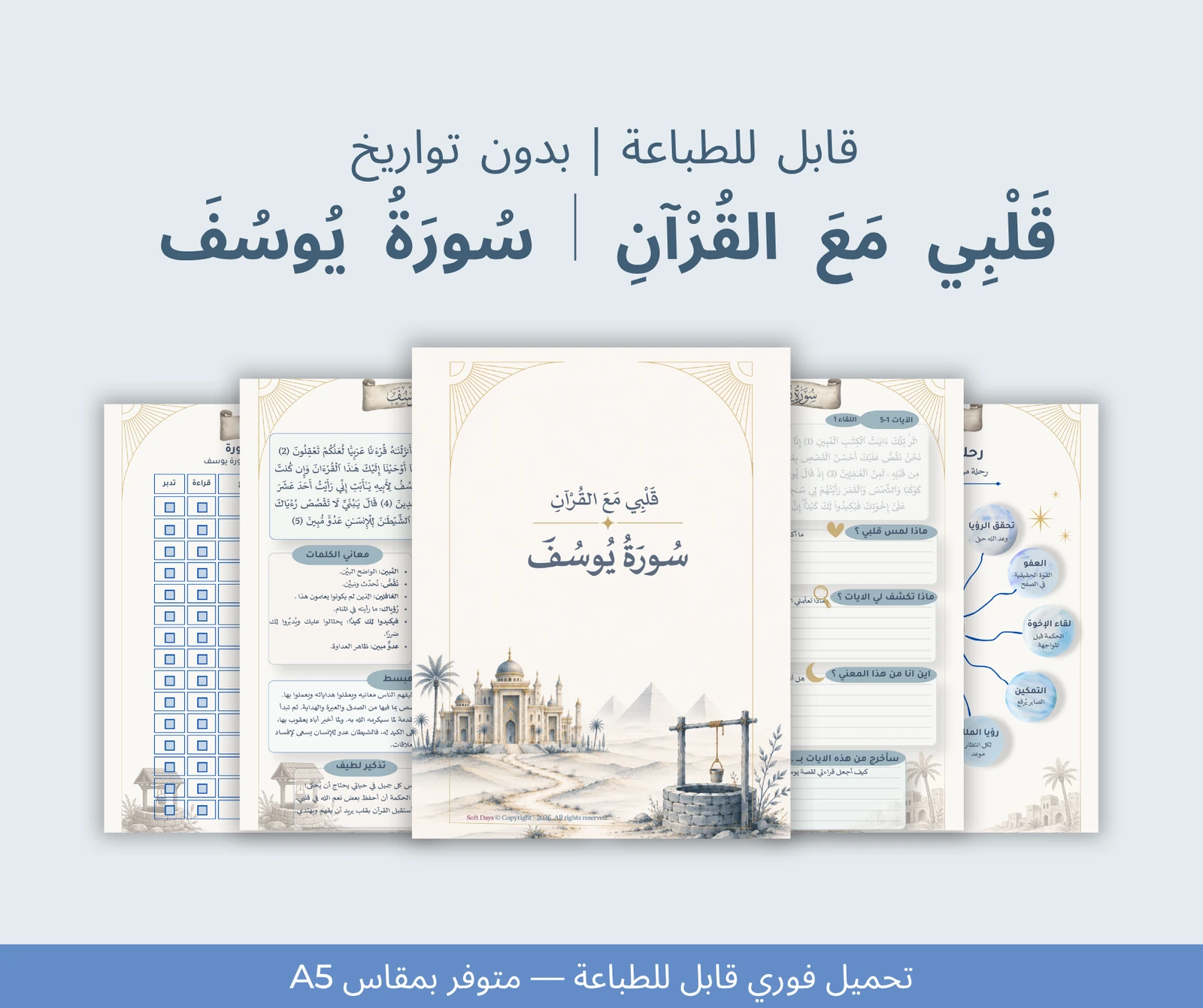قلبي مع القرآن — سورة يوسف على الأجهزة